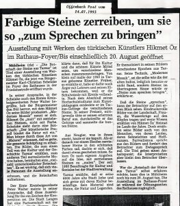 almanya Offenbach sergi haberi 1993