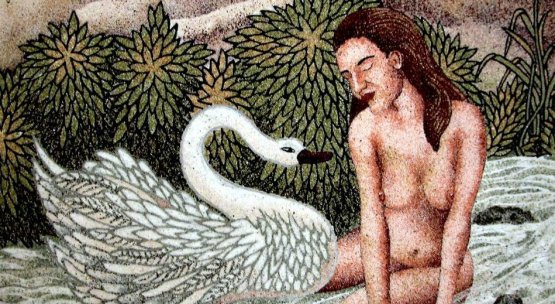 LEDA VE KUĞU (35X40 CM)